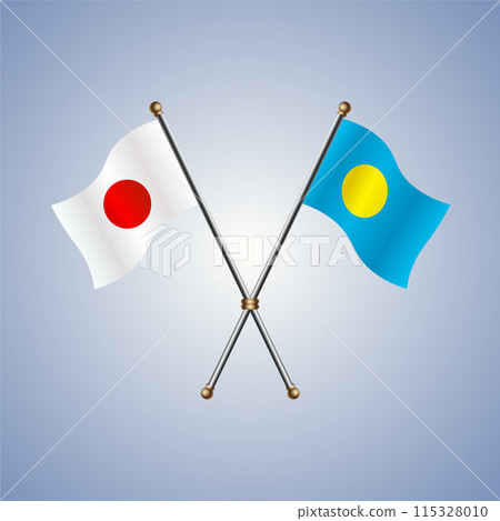 Japan and Palau flags relations Japan and Palau flags relations 115328010