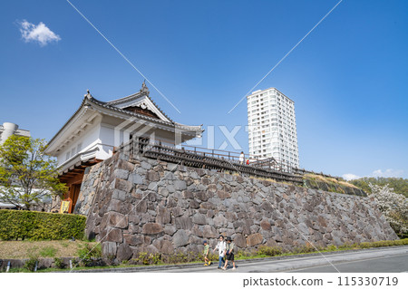 甲府站週邊甲府市歷史公園街景（山梨縣） 115330719