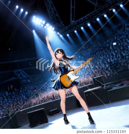 young people performing on live stage young people performing on live stage 115331193