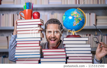 bookworm man in classroom. school teacher with book literature. education in school library. man bookworm getting knowledge. teachers and knowledge day. clever school teacher. true genius bookworm man in classroom. school teacher with book literature. education in school library. man bookworm getting knowledge. teachers and knowledge day. clever school teacher. true genius 115331500