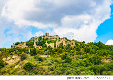 Old Vieux-Brass d'Asse village, France. 115333377