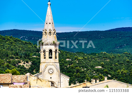 Saint-Saturnin-les-Apt village in France Saint-Saturnin-les-Apt village in France 115333388