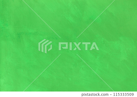 Bright Green Paint Verdant Abstract Background Wall Surface Blank Design Empty 115333509