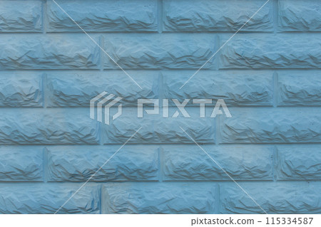 Blue cool tone paint on brick abstract wall masonry texture background Blue cool tone paint on brick abstract wall masonry texture background 115334587