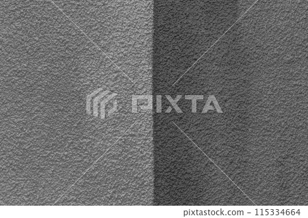 Wall Two Colors Dark Grey Abstract Design Plaster Texture Stucco Background Rough Solid Grunge Empty Blank 115334664