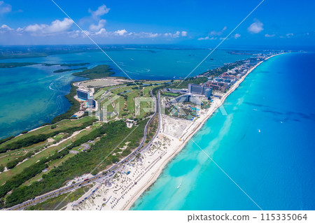 El Mirador dolphin beach, Cancun 115335064