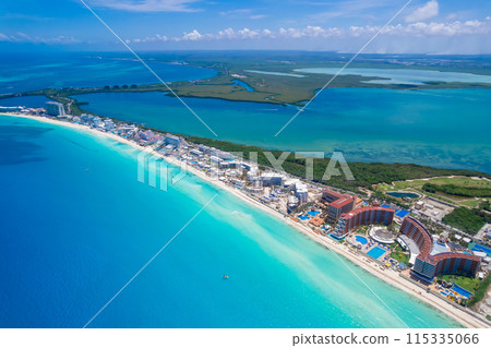 El Mirador dolphin beach, Cancun 115335066