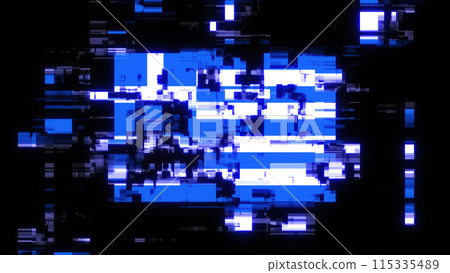 3D rendering flag Greece with screen effects of technological glitches 3D rendering flag Greece with screen effects of technological glitches 115335489