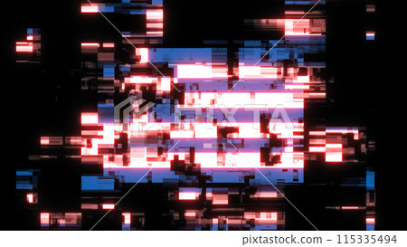 3D rendering flag Greece with screen effects of technological glitches 3D rendering flag Greece with screen effects of technological glitches 115335494