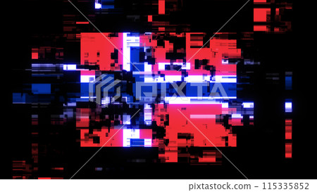 3D rendering flag Norway with screen effects of technological glitches 3D rendering flag Norway with screen effects of technological glitches 115335852