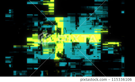 3D rendering flag Sweden with screen effects of technological glitches 3D rendering flag Sweden with screen effects of technological glitches 115336106