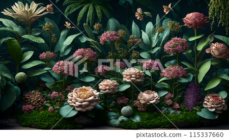 Botanical Wonderland background 3d wallpaper wallpaper picture 115337660