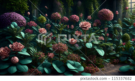 Botanical Wonderland background 3d wallpaper wallpaper picture 115337682