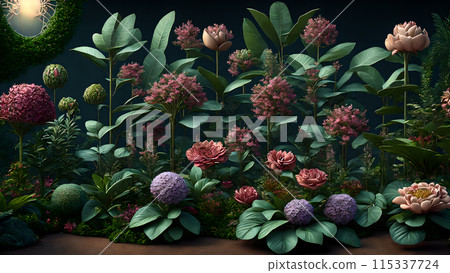 Botanical Wonderland background 3d wallpaper wallpaper picture 115337724