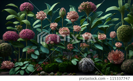 Botanical Wonderland background 3d wallpaper wallpaper picture 115337747