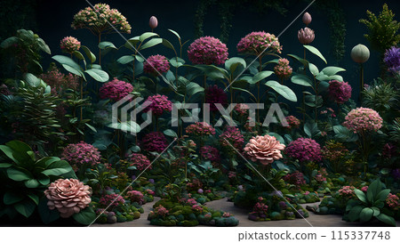 Botanical Wonderland background 3d wallpaper wallpaper picture 115337748