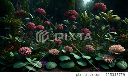Botanical Wonderland background 3d wallpaper wallpaper picture 115337759