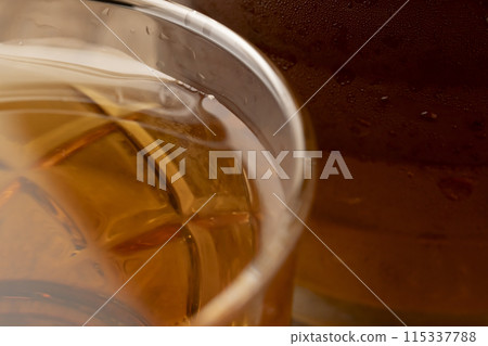 Barley tea and barley tea pot Barley tea and barley tea pot 115337788