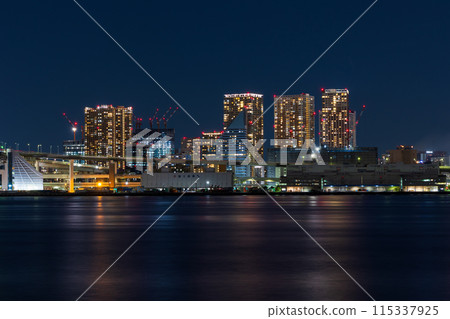東京夜景 - 豐洲 Gururi 公園的風景 115337925