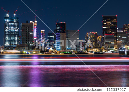 東京夜景 - 豐洲 Gururi 公園的風景 115337927