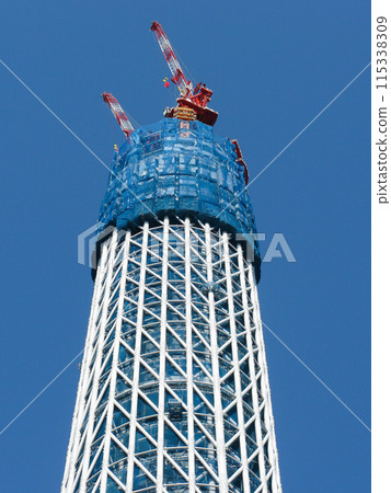 Skytree under construction 115338309