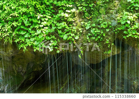 A scene of a waterfall with a delicate expression that looks like Tamatare A scene of a waterfall with a delicate expression that looks like Tamatare 115338660