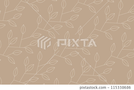 簡單的植物圖案。 115338686