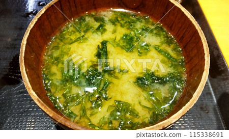 Miso soup 115338691