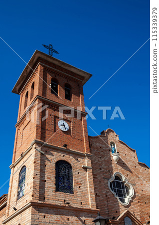 Historical famous Sanctuary of San Antonio de Arma located in corregimiento of Arma in the Municipality of Aguadas in Caldas, Colombia. Historical famous Sanctuary of San Antonio de Arma located in corregimiento of Arma in the Municipality of Aguadas in Caldas, Colombia. 115339379