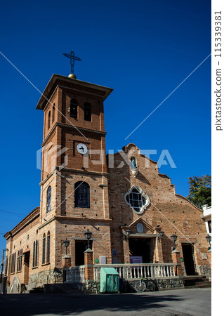 Historical famous Sanctuary of San Antonio de Arma located in corregimiento of Arma in the Municipality of Aguadas in Caldas, Colombia. Historical famous Sanctuary of San Antonio de Arma located in corregimiento of Arma in the Municipality of Aguadas in Caldas, Colombia. 115339381