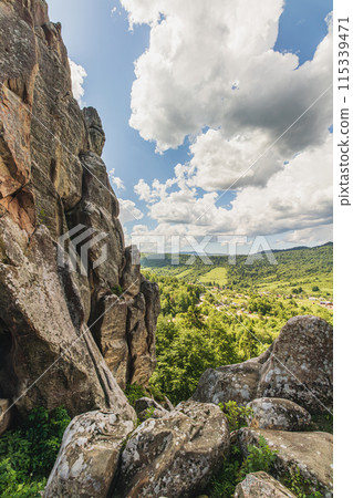 Tustan fortress - archeological and natural monument 115339471
