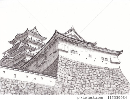 Himeji Castle, a national treasure 115339984