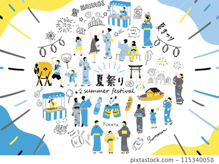 享受夏日祭的人 115340058