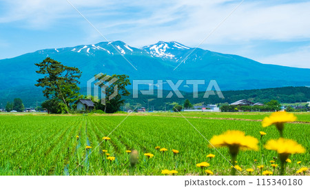 Mt. Chokai as seen from Yuza Town Mt. Chokai as seen from Yuza Town 115340180