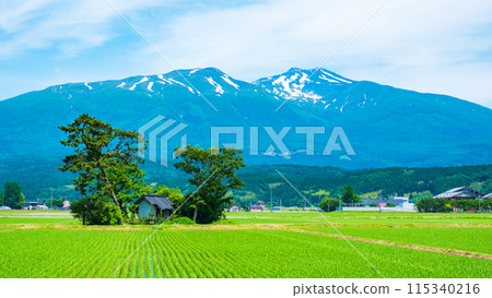 從遊座町眺望鳥海山 從遊座町眺望鳥海山 115340216