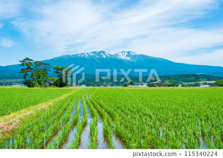從遊座町眺望鳥海山 115340224