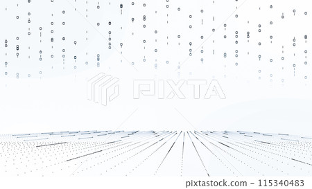 Futuristic digital environment, minimalist digital landscape. 115340483