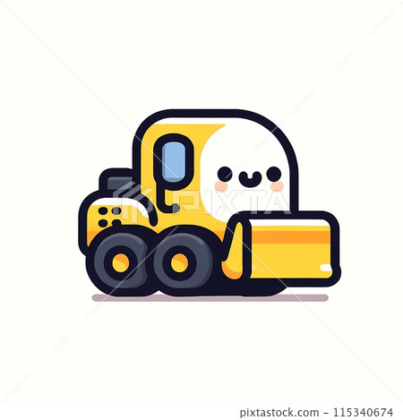 推土機的插圖 推土機的插圖 115340674