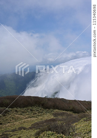 從笹峰眺望伊予富士 115340698