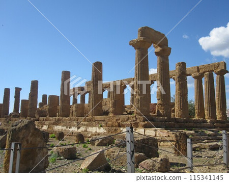 Archaeological area of Agrigento, Sicily, Ancient Greek temples, Temple of Hera Archaeological area of Agrigento, Sicily, Ancient Greek temples, Temple of Hera 115341145