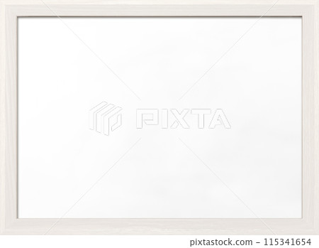 Background image of a whiteboard with a white wooden frame 115341654