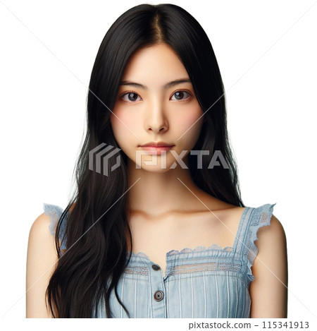 A black hair woman 115341913