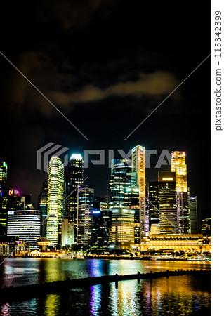Singapore night view Singapore night view 115342399