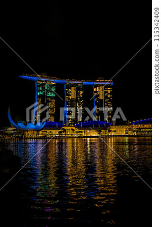 新加坡夜景 新加坡夜景 115342409