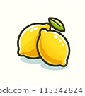 Simple and cute lemon 115342824