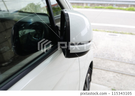 折疊式汽車後視鏡 115343105