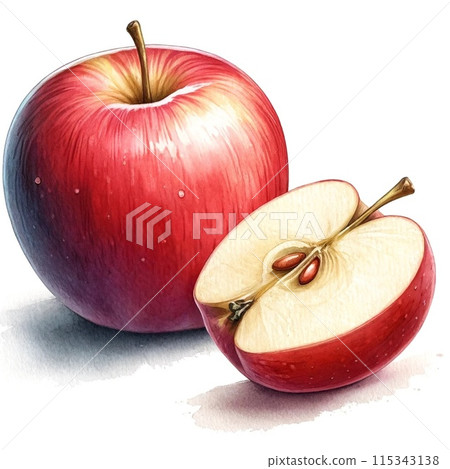 Freshly picked and delicious looking apples 115343138
