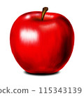 Fresh and delicious looking apples 115343139