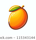 Simple and cute mango 115343144