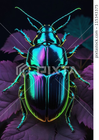 發出七種顏色光芒的昆蟲 115343375